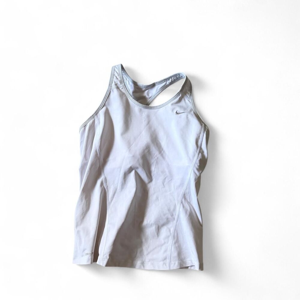 Nike Women's White and Grey Vest